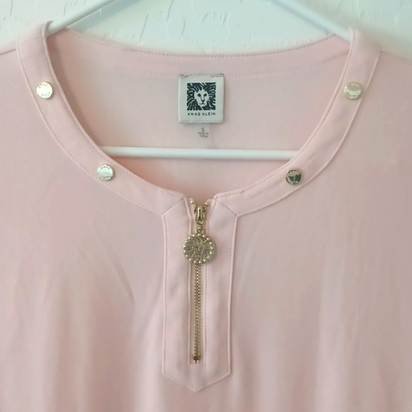 NWOT Anne Klein Womans Pink Blouse - Picture 6 of 7